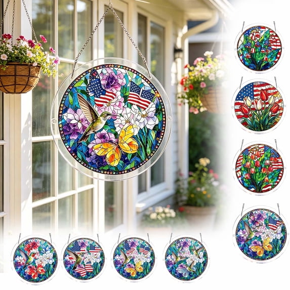 Acrylic Puzzle Pendant Sun Shade Window Hanging Plate Transparent ...