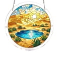 Acrylic Puzzle Sun Catcher Hanging Decor, Colorful Light Refractor For ...