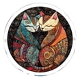 thumbnail image 1 of Acrylic Puzzle Suncatcher 83Pcs Stained Glass Window Hanging Ornament Cat Pattern DIY Craft Light Catcher Decoration for Home Garden and Decorative Gift, 1 of 6