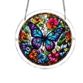 thumbnail image 1 of Acrylic Puzzle Suncatcher, Sun Catcher Puzzle 83 Pieces, Stained Glass Window Hanging Suncatcher, DIY Home Decor Gift for Women Men Mom (E, 7.5 inch), 1 of 7
