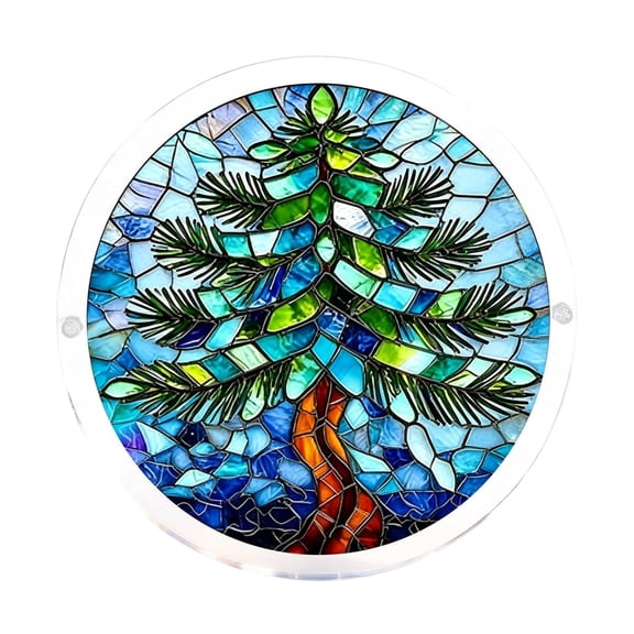 Acrylic Puzzle Suncatcher Window Hanging - 83 Pieces Decorative Sunshade for Home & Office, Durable Acrylic Material, Easy Installation, Stylish and Functional Window Covering,Multicolor B