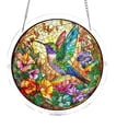 thumbnail image 1 of Acrylic Puzzle Suncatcher Window Hanging Ornament, Stained Glass Style Decor for Home Living Room, DIY Jigsaw Light Catcher Rainbow Maker Home Accent, 1 of 5
