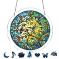 thumbnail image 1 of Acrylic Puzzles Suncatcher, 7.4 Inch Hummingbird Window Suncatcher Acrylic Puzzle, DIY Acrylic Suncatcher Jigsaw Puzzle Home Decor Art Gift, 1 of 5