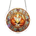 thumbnail image 1 of Acrylic Puzzles Suncatcher Window Hanging, 7.4 Inch Sun Catcher Puzzle Garden Decoration for Women Men Mom Birthday Gift (Pair Of Foxes), 1 of 9