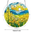 thumbnail image 1 of Acrylic Puzzles Suncatcher Window Hanging, 83 Pieces 7.4 Inch Sun Catcher Stained Glass Acrylic Puzzle Decoration for Women Men Mom Birthday Home Decor (Blossom Songbirds Animals), 1 of 8