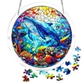 thumbnail image 1 of Acrylic Puzzles Suncatcher Window Hanging, Natural Theme 83 Pieces Sun Catcher Stained Glass Acrylic Puzzle Decoration for Women Men Mom Birthday Gift Home Decor, 1 of 6