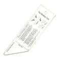 thumbnail image 1 of Acrylic Quilt Binding Tool Handy Rulers Tools Quilting Ruler Measurement Ruler Ruler Binding Ruler for Sewing or Quilting, 1 of 8