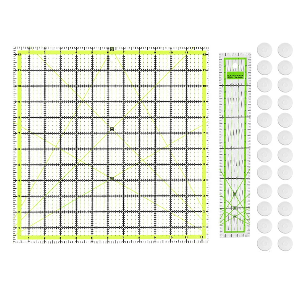 Acrylic Quilting Ruler Patchwork Ruler Sewing Ruler Multifunctional Fabric Cutting Ruler Sewing Supplies for Craft