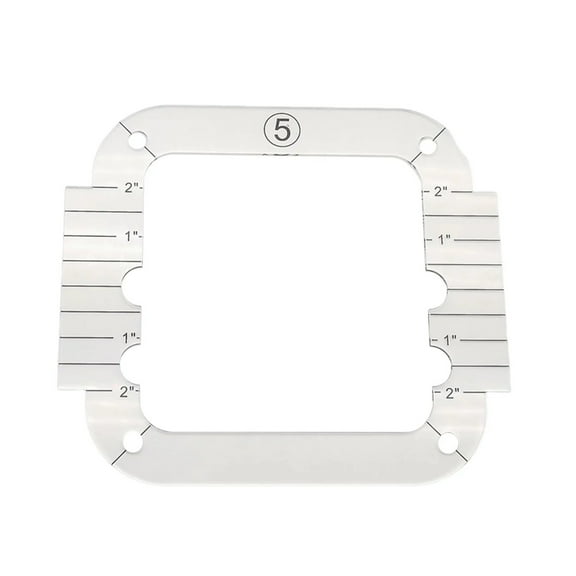 Acrylic Quilting Template - Free Motion Quilting Ruler For Domestic Sewing Machines, Diy Crafts ,