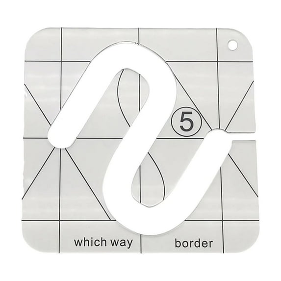 Acrylic Quilting Template - Motion Quilting Ruler, No Fabric Marking, Versatile Compatibility - For Domestic Sewing Machines, Diy , Diy Crafts, Sewing Enthusiasts