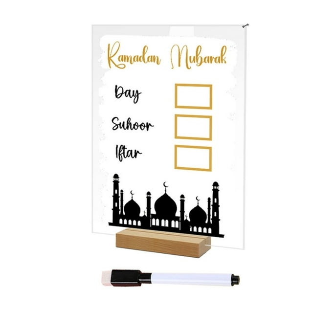 ramadan wooden countdown calendar