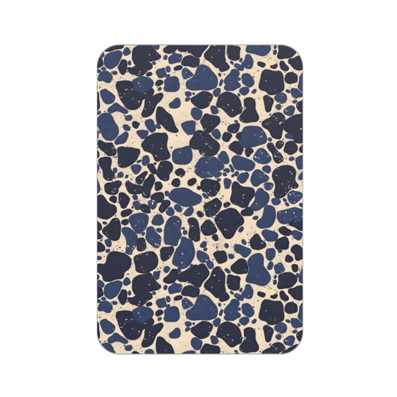 Acrylic Refrigerator Stick 3.5×2.5in Rectangular Anti-Tear Wear Or Fracture Can Be Used For A Long Time To Stick Soft Magnetic Back Animal Print Style Mediumslateblue_4