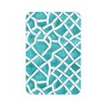 thumbnail image 1 of Acrylic Refrigerator Stick 3.5×2.5in Rectangular Anti-Tear Wear Or Fracture Can Be Used For A Long Time To Stick Soft Magnetic Back Turquoise Moroccan Trellis Hand-Drawn Sketch_62922_4, 1 of 8