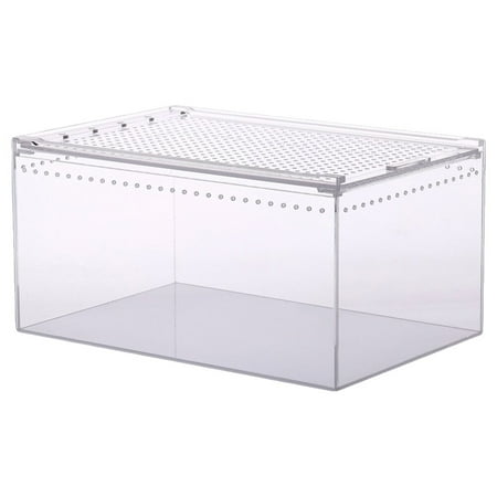 Acrylic Reptile Box Climbing Pet Feeding Container Transparent Breeding Box