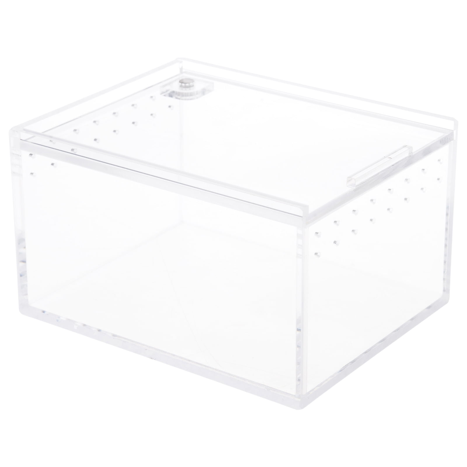 Acrylic Reptile Cage Breeding Box Terrarium Clear Feeding Habitat for ...