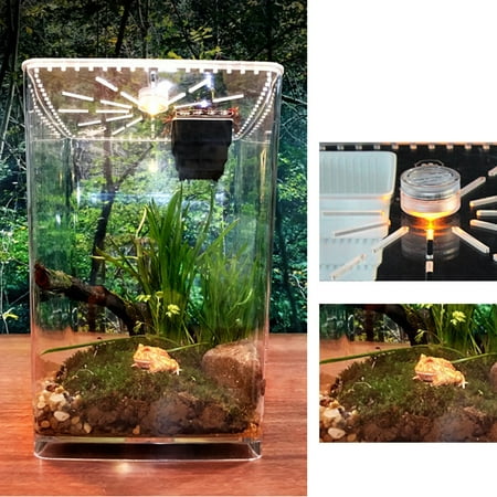 Large Acrylic Reptile Terrarium Gecko Lizard Spider Vivarium Enclosure Tank