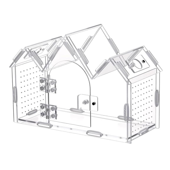 Acrylic Reptiles Enclosure House with Ventilation Systems for Safe and Healthy Environment Clear Viewing Observation Box