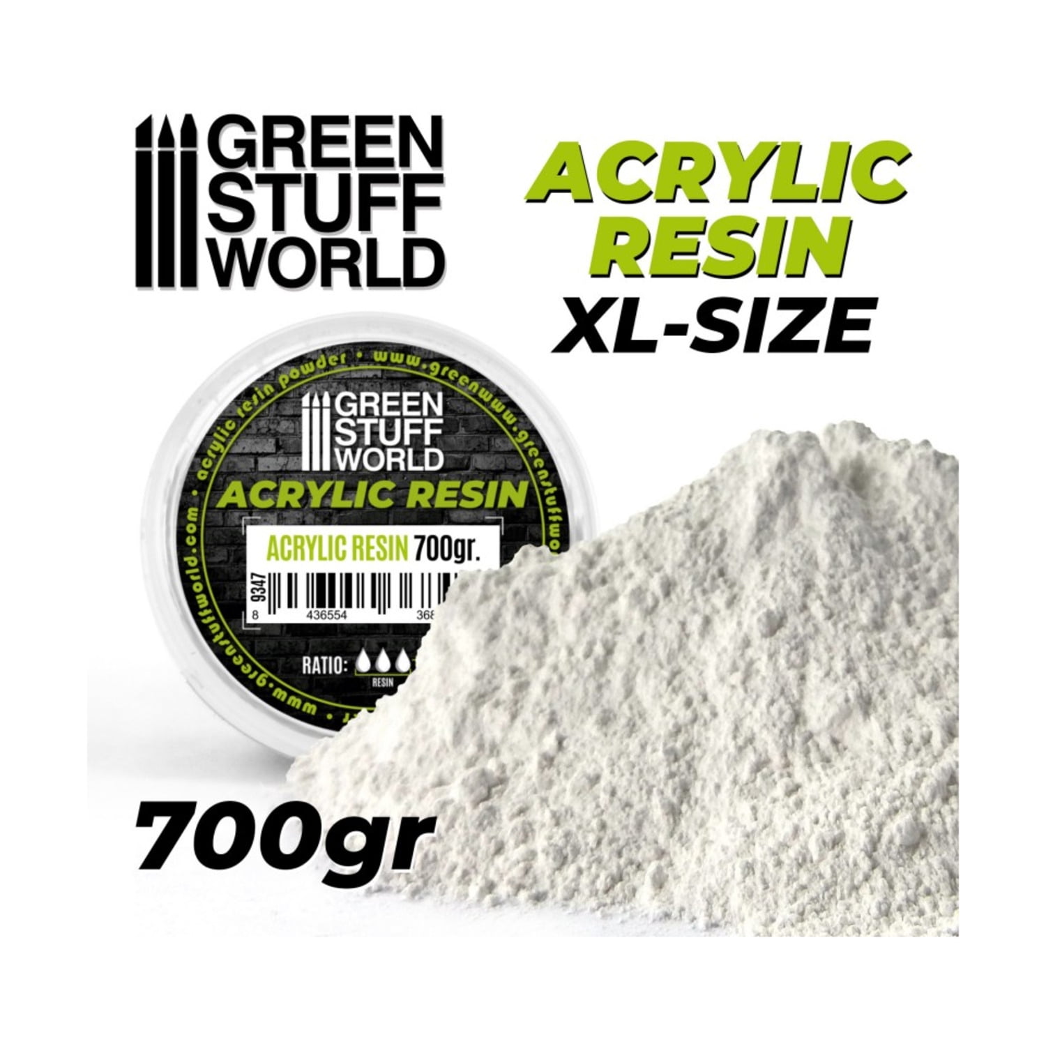 Acrylic Resin Powder (700gr) New 