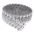 thumbnail image 1 of Acrylic Rhinestone Diamond Ribbon 4 Row (1 Roll ) Crystal Rhinestone Close Chain s for Weeding DIY Decoration, 1 of 8