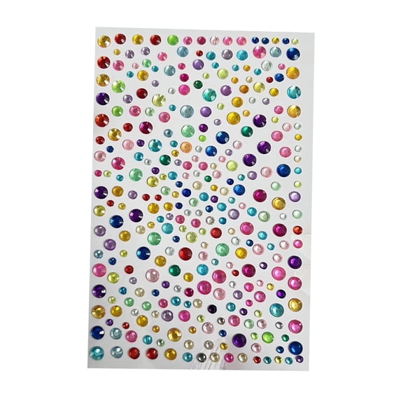 Acrylic Rhinestones Pearls Elegant Face Jewelry Stickers Face Decorations for Weddings Birthdays Theme Photography