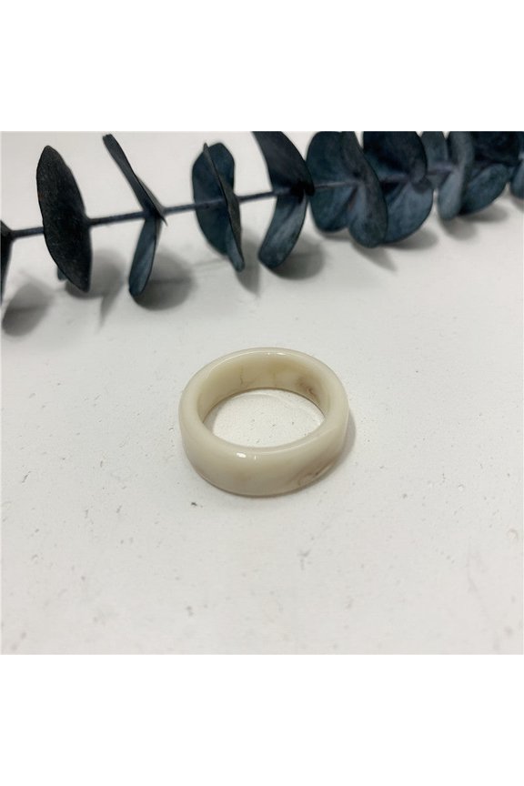 Acrylic Ring: Korean Style Retro Temperament Fashion Rings for Women, Simple and Wild Design