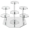 thumbnail image 1 of Acrylic Risers Display Stand,7Tier Perfume Organizer and Cupcake Stand,Storage Display Stand for Collectibles and Crafts, 1 of 5
