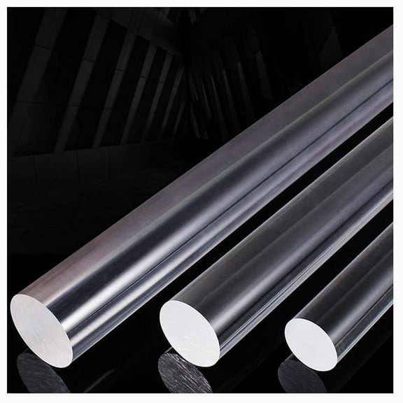 Acrylic Rod Plastic Rods Acrylic Round Rod Cake Dowels Plastic Cylinder Rods For Model Making Decoration Handicrafts