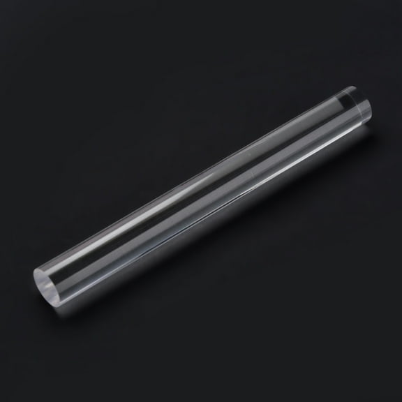Acrylic Rolling Pin Solid Round Tube Clay Roller DIY Polymer Clay Tool Clear 19.5x2cm 10pc