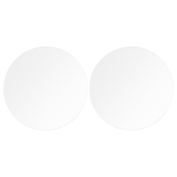 Acrylic Round Disc Clear Panel Cake Transparent Sheet Discs Blank Circle Circles Sign Drums Blanks Painting Disk Base