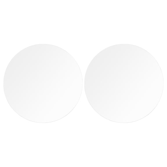Acrylic Round Disc Clear Panel Cake Transparent Sheet Discs Blank Circle Circles Sign Drums Blanks Painting Disk Base