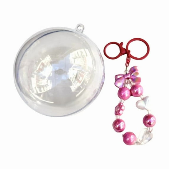 Acrylic Round Keychain 10cm Multifunctional Charm Key Ornament for Present Box Collectors and Cuteness Accessory Lovers