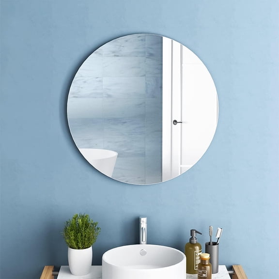 Acrylic Round Mirrors,Circle Mirror Tiles Self Adhesive Mirror Stickers for Wall Home Living Room Bedroom Decor, Small Mirrors for Crafts