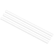 Acrylic Round Rod, Clear,15/32" Diameter 12-1/4" Length, Solid Plastic PMMA Bar Stick,3pcs
