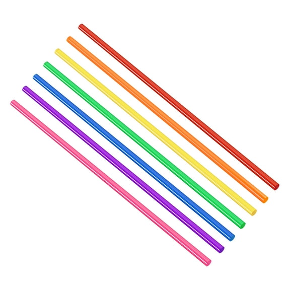 Acrylic Round Rod,Colorful,1/4" Diameter,11-5/8" Length, Solid Plastic PMMA Bar Stick