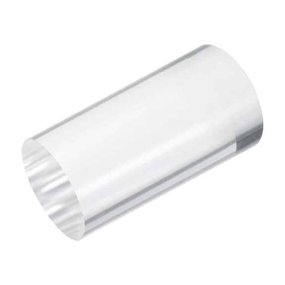 Acrylic Round Rods 1 3/16" x 2 3/8" Clear Acrylic Dowel Rods Sticks Acrylic Plastic Sticks Strips for DIY Crafts Decorations - 30mm x 60mm