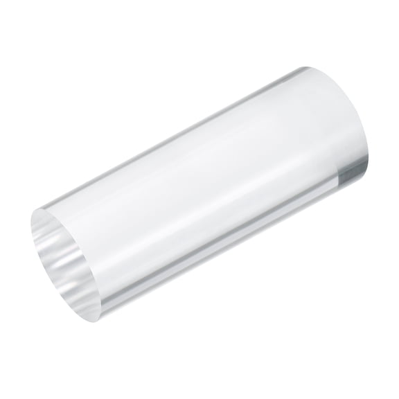 Acrylic Round Rods 1 3/16" x 3 1/8" Clear Acrylic Dowel Rods Sticks Acrylic Plastic Sticks Strip for DIY Crafts Decorations - 30mm x 80mm
