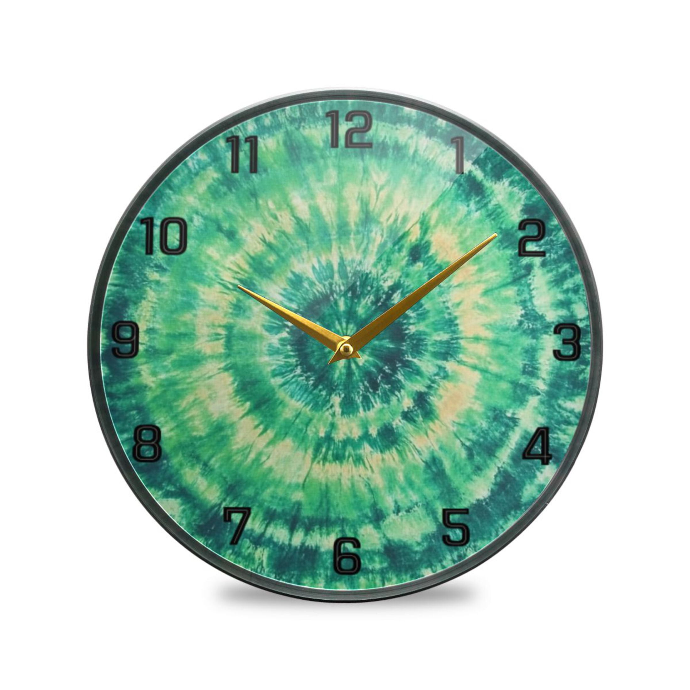Acrylic Round Wall Clock Battery Operated Silent NonTicking Decorative