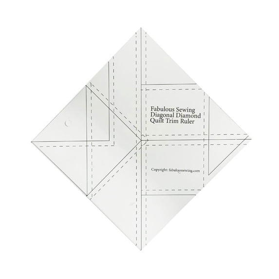 Acrylic Ruler Quilting Ruler Sewing Ruler Patchwork Ruler Fabric Cutting Ruler Easy to Use for Craft Quilting and Sewing