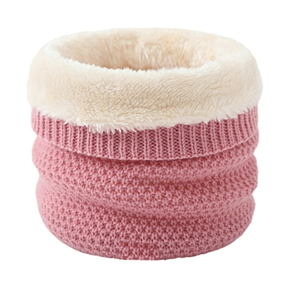 Acrylic Scarf Warm Neck Sleeve Thickened Wool Loop for Comfort and Style