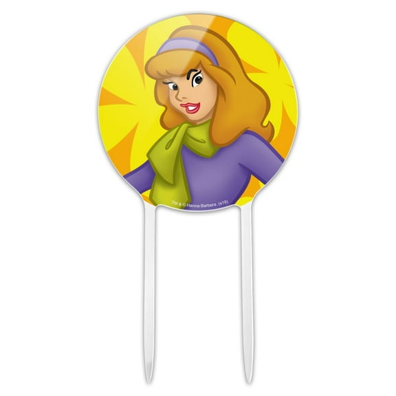 Acrylic Scooby Doo Daphne Character Cake Topper Party Decoration for Wedding Anniversary Birthday Graduation
