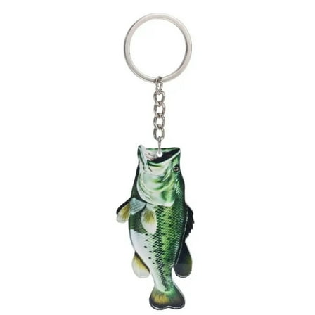 Acrylic Sea Bass Keychain Multifunctional Keychain Fishing Enthusiast Men and Women Decoration Gift