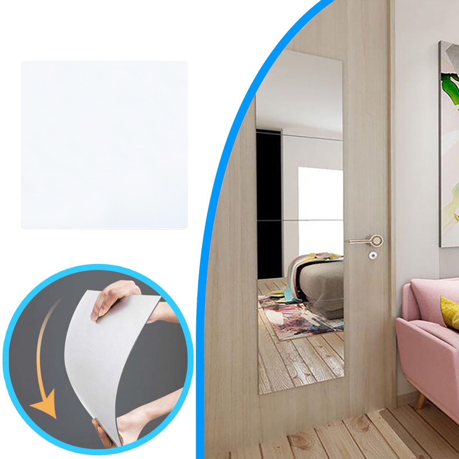 Acrylic Self Full Body Wall Mounted Non Perforated Soft DIY Floor