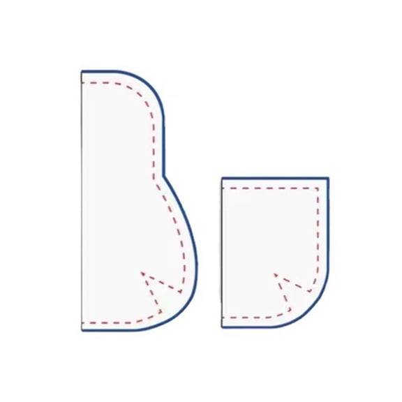 Acrylic Sewing Pocket Template Set for Craft Enthusiasts Reusable Tool