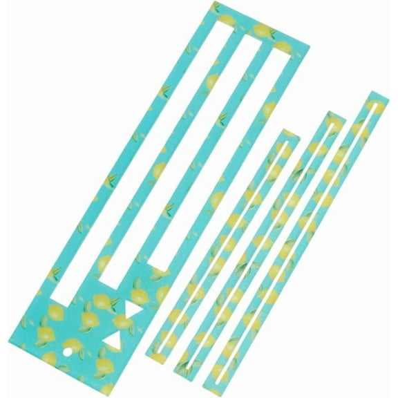 Acrylic Sewing Tool Organizer Board Rectangle Medium Turquoise 280x76x2.5mm diy