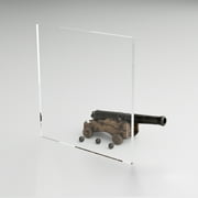 Acrylic Sheet Plexiglass, Rectangle Pet Sheet 5" x 7" 1/4" (6 mm) Clear Panel Fab Glass and Mirror
