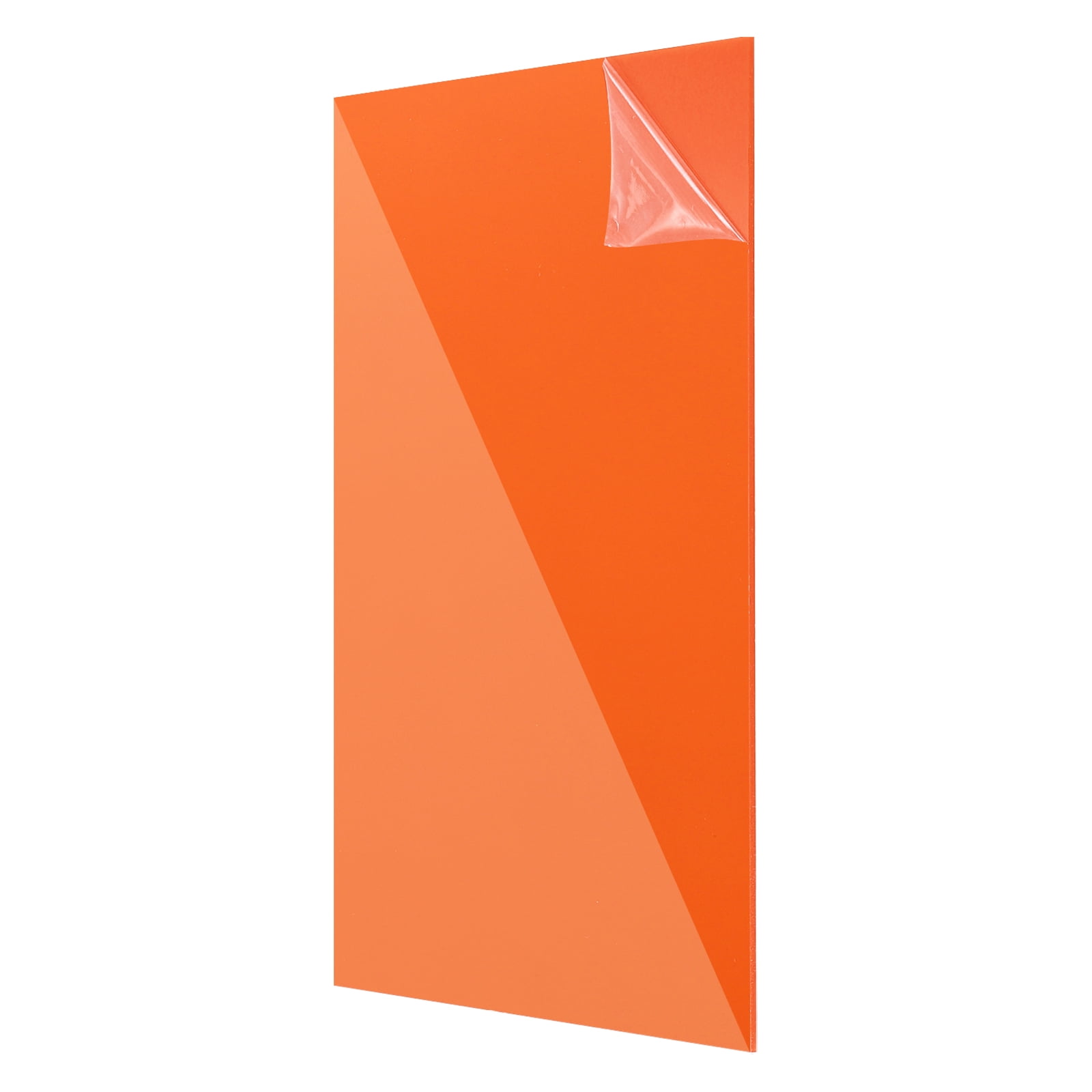 Acrylic Sheets 12x8 Inch 1/8 Inch-3mm for Picture, Clear Orange ...