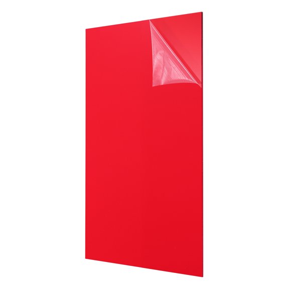 Acrylic Sheets 12x8 Inch 1/8 Inch-3mm for Picture, Red