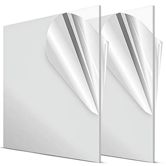 Acrylic Sheets 2 Plexiglass Sheets 1/8 Inch Thick Clear Acrylic Sheet Glass Panel Acrylic Board Craft & DIY Made 30x40cm