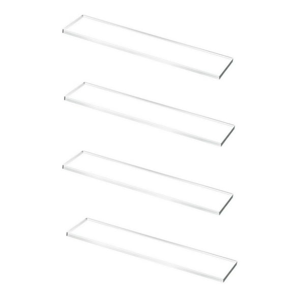 Acrylic Shelves Medicines Cabinet Replacement with Smooth Surfaces for Bathroom Kitchen Supplies