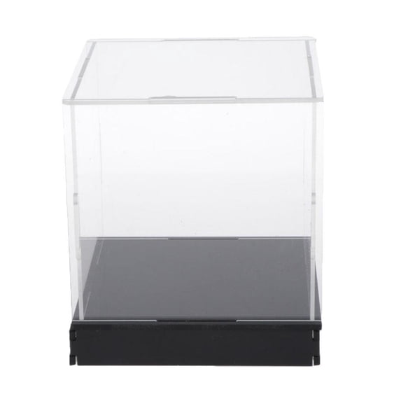 Acrylic Showcase Display Showcase Dustproof Boxes Model Collectibles , Clear, 20x20x20cm